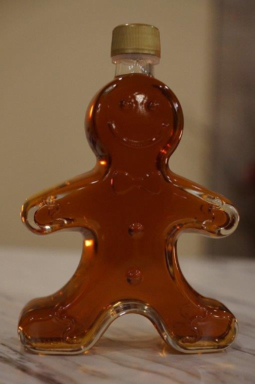 Maple Syrup | Glass Gingerbread Man | 250 ml